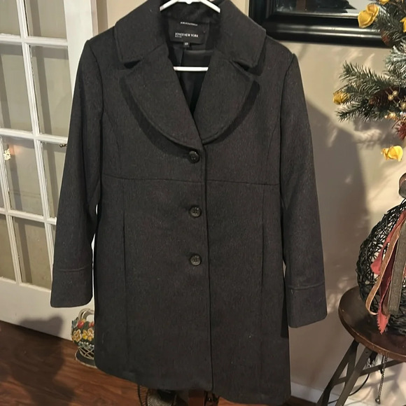 Jones New York Classic Wool Jacket Women's 12P Gray - Picture 1 of 16